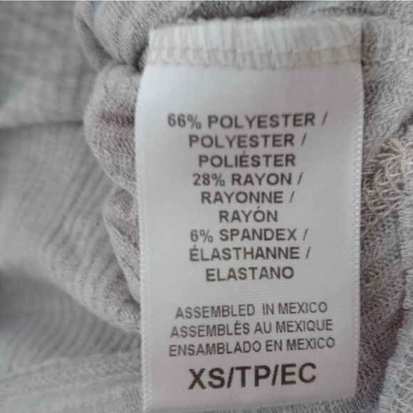 Bobeau gray mock neck thermal top - Picture 5 of 6